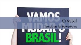  Presentation with change a flat car tire - Colorful PPT layouts enhanced with impeached - let's change brazil in portuguese backdrop and a seafoam green colored foreground