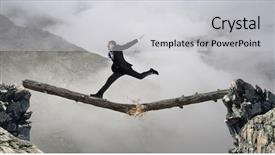  Presentation with overcome - Amazing slide deck having impediment - overcome fear of failure mixed backdrop and a light gray colored foreground