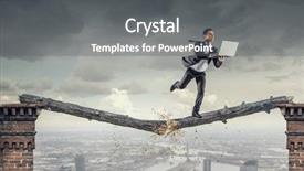  Presentation with overcome - Beautiful slide deck featuring impediment - overcome fear of failure mixed backdrop and a gray colored foreground