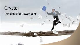  Presentation with overcome - Beautiful theme featuring impediment - overcome fear of failure mixed backdrop and a  colored foreground