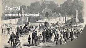  Presentation with vienna - Presentation having imperial eugene louis napoleon bonaparte background and a gray colored foreground