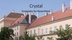  Presentation with vienna - Beautiful presentation theme featuring marie antoinette - imperial palace in vienna austria backdrop and a light blue colored foreground