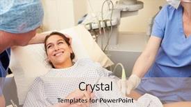  Presentation with ivf - Beautiful slide set featuring implanted as part of ivf backdrop and a lemonade colored foreground