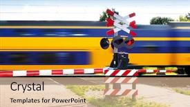  Presentation with dutch - Slide deck consisting of importance speed - fast speeding dutch train background and a lemonade colored foreground