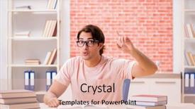  Presentation with college - PPT theme having importance study - young student preparing for college background and a  colored foreground