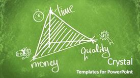  Presentation with time money - Amazing PPT layouts having important business concepts time money backdrop and a tawny brown colored foreground