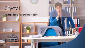  Presentation with industrial espionage - Amazing slide deck having important information in industrial espionage backdrop and a  colored foreground