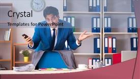  Presentation with industrial espionage - PPT theme consisting of important information in industrial espionage background and a  colored foreground