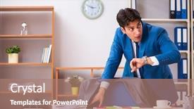  Presentation with espionage - Slide deck consisting of important information in industrial espionage background and a coral colored foreground