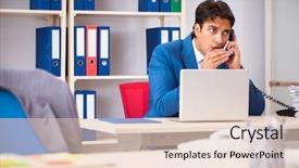  Presentation with industrial espionage - Colorful slide deck enhanced with important information in industrial espionage backdrop and a lemonade colored foreground