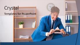  Presentation with espionage - Cool new theme with important information in industrial espionage backdrop and a soft green colored foreground