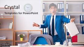  Presentation with industrial espionage - PPT layouts with important information in industrial espionage background and a sky blue colored foreground