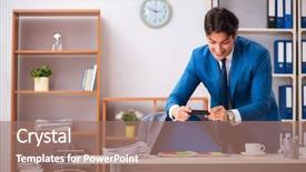  Presentation with industrial espionage - Colorful PPT layouts enhanced with important information in industrial espionage backdrop and a coral colored foreground