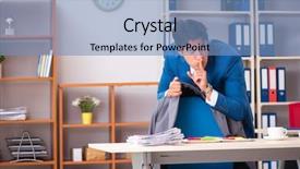  Presentation with industrial espionage - Slides having important information in industrial espionage background and a teal colored foreground