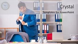  Presentation with espionage - PPT layouts featuring important information in industrial espionage background and a light gray colored foreground