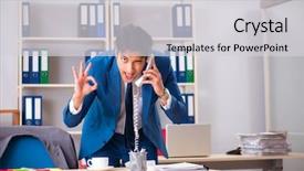  Presentation with industrial espionage - Cool new slides with important information in industrial espionage backdrop and a light gray colored foreground