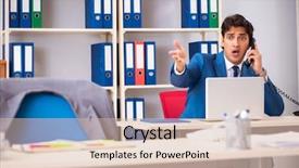  Presentation with espionage - Slide set consisting of important information in industrial espionage background and a soft green colored foreground