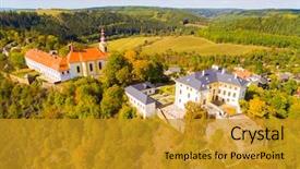  Presentation with czech republic - Audience pleasing slides consisting of important rich and interesting history backdrop and a gold colored foreground