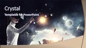  Presentation with entertainment - PPT layouts featuring impress - most impressive entertainment technologies mixed background and a wine colored foreground