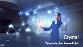  Presentation with mass media business technology internet - Audience pleasing PPT layouts consisting of impression management - technologies that impress mixed media backdrop and a  colored foreground