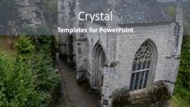  Presentation with ancient - PPT theme consisting of impressive-ancient-chapel-sainte-barbe background and a  colored foreground