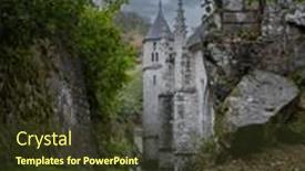  Presentation with ancient - Slides featuring impressive-ancient-chapel-sainte-barbe background and a  colored foreground