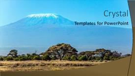  Presentation with kenya - Slide set having impressive-travel-to-kenya-africa background and a cyan colored foreground