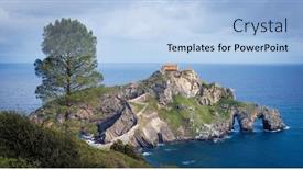  Presentation with san juan puerto rico - PPT theme enhanced with impressive-view-of-san-juan background and a  colored foreground