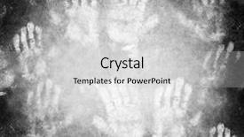  Presentation with poverty war - Slide deck having imprint of human hands black background and a light gray colored foreground