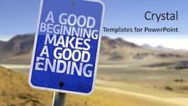  Presentation with improvement - Colorful theme enhanced with improvement journey - good beginning makes a good backdrop and a  colored foreground