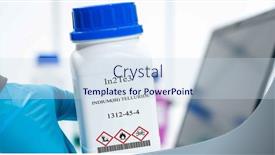  Presentation with plastic packaging - PPT layouts having in2te3-indium-iii-telluride-cas background and a sky blue colored foreground