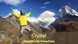  Presentation with inca - Theme enhanced with inca - trekking in cordiliera blanca background and a tawny brown colored foreground