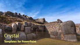  Presentation with inca - Cool new presentation with inca-ancient-stronghold backdrop and a tawny brown colored foreground