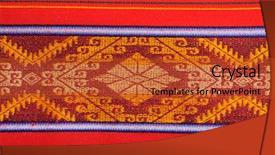  Presentation with ecuador - Cool new PPT theme with incaico - ecuador backdrop and a red colored foreground