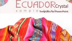  Presentation with ecuador - Presentation theme with sleeping copy space on flight background and a dark gray colored foreground