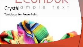  Presentation with ecuador - PPT layouts with young traveler woman in hat looks through binoculars background and a tawny brown colored foreground