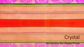  Presentation with fashion - Presentation with incaico - fashion background and a coral colored foreground