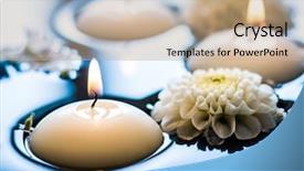  Presentation with incense - Cool new slide deck with incense - aroma bowl backdrop and a coral colored foreground