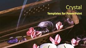  Presentation with wooden stick - Cool new theme with incense-stick-aroma-with-smoke backdrop and a tawny brown colored foreground