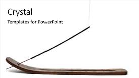  Presentation with incense - Cool new presentation theme with incense backdrop and a white colored foreground