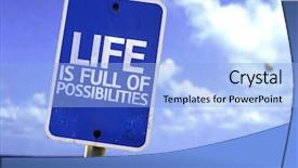  Presentation with possibilities - Amazing slides having incentive trip - life is full of possibilities backdrop and a light blue colored foreground