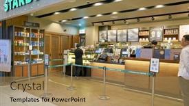  Presentation with starbucks - Cool new PPT layouts with incheon-south-korea-circa backdrop and a coral colored foreground