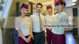  Presentation with korea flag - Slide set consisting of incheon-south-korea-circa background and a coral colored foreground