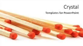  Presentation with blank whiteboard isolated on white - PPT layouts featuring incineration - long matches for fireplace isolated background and a  colored foreground