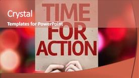  Presentation with time - Amazing presentation having incite - time for action card backdrop and a  colored foreground