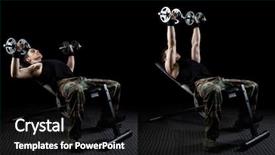  Presentation with press - Beautiful slides featuring inclination - inclined dumbbell chest press exercise backdrop and a black colored foreground