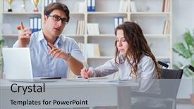  Presentation with inclusive education - Amazing PPT theme having inclusive education - disabled student studying and preparing backdrop and a light gray colored foreground