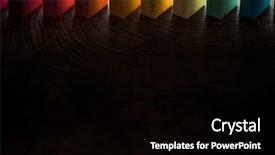  Presentation with blocks - Slides with income - colored wooden blocks diagonally aligned background and a black colored foreground