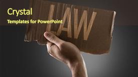  Presentation with law - Slides having income inequality - law background and a tawny brown colored foreground