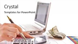  Presentation with small business growth and profit - Amazing PPT layouts having income statement - business accessories backdrop and a white colored foreground